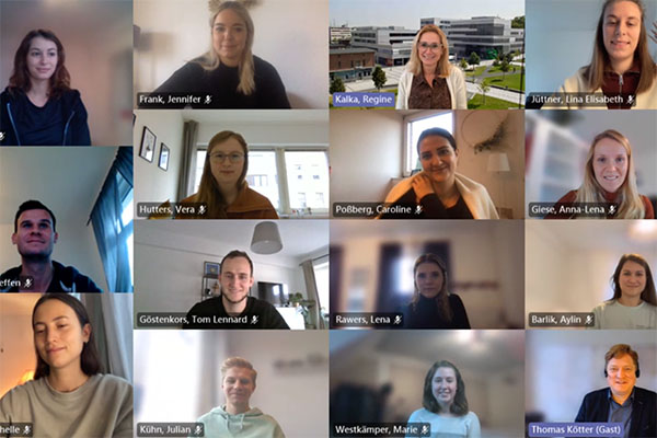 Studierende des Master-Studiengangs MKM